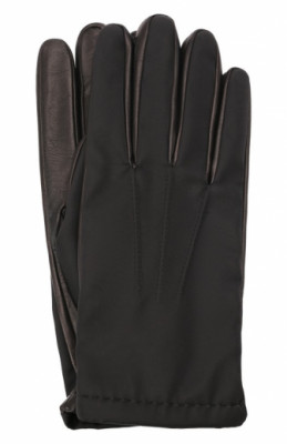 Комбинированные перчатки Prada
